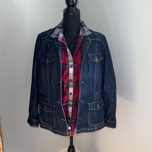 Eddie Bauer Red Plaid Women's Shirt